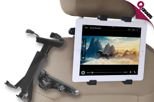 From QR35 Have Entertainment On the Road with a Universal Tablet Holder for Your Car’s Back Seat! (Up to QR138 Value)
